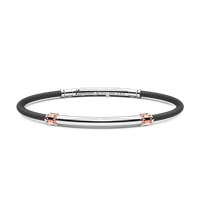 Bracelet Zancan Homme SPRING in Argent ESB174-NE - ESB174-NE